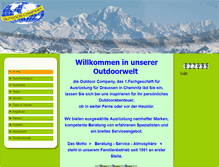 Tablet Screenshot of outdoor-chemnitz.de